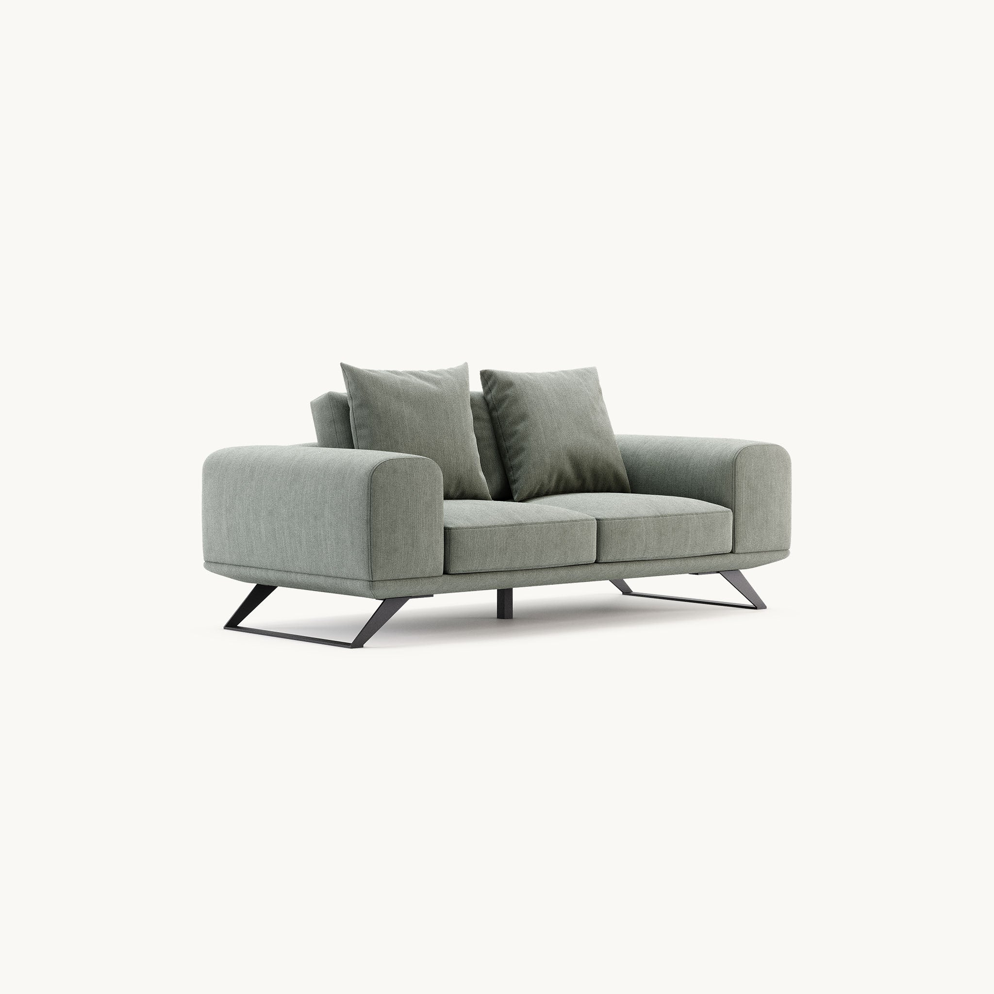 Domkapa ANISTON 2 SEATS Sofa Black-0
