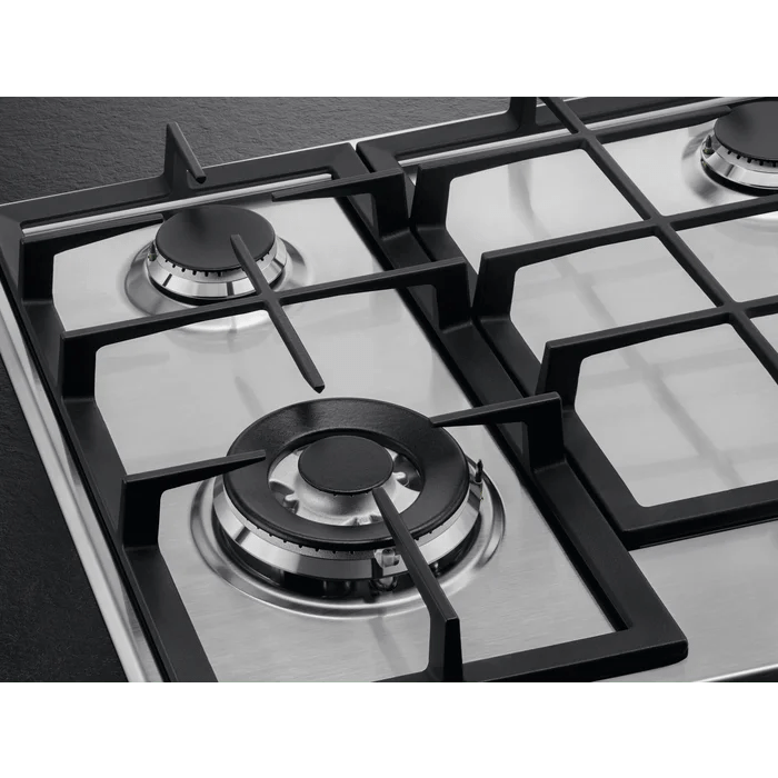 AEG HGB64420YM 60cm Gas Hob Stainless Steel - Araco Interiors