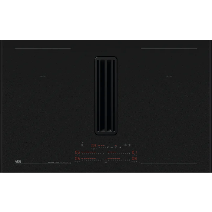 AEG NCP84C01AZ 80cm Venting Hob Black Glass - Araco Interiors