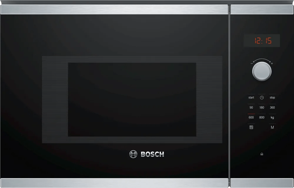 Bosch BFL523MS0B Series 4 Integrated Microwave Brushed steel - Araco Interiors