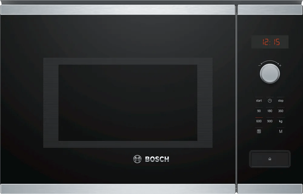 Bosch BFL553MS0B Series 4 Integrated Microwave Brushed steel - Araco Interiors