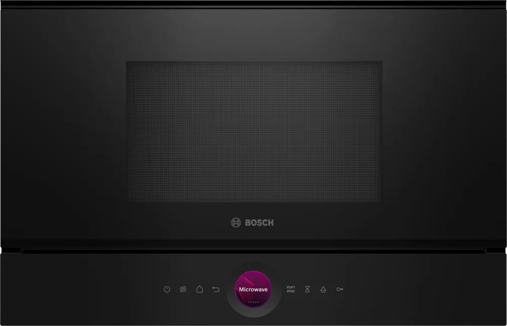 Bosch BFL7221B1B Series 8 Integrated Microwave Black - Araco Interiors