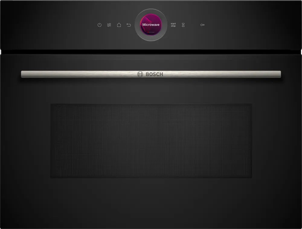 Bosch CEG732XB1B Series 8 45cm Integrated Microwave Black - Araco Interiors