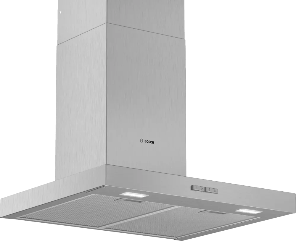 Bosch DWB64BC50B Series 2 60cm Box Hood Brushed steel - Araco Interiors