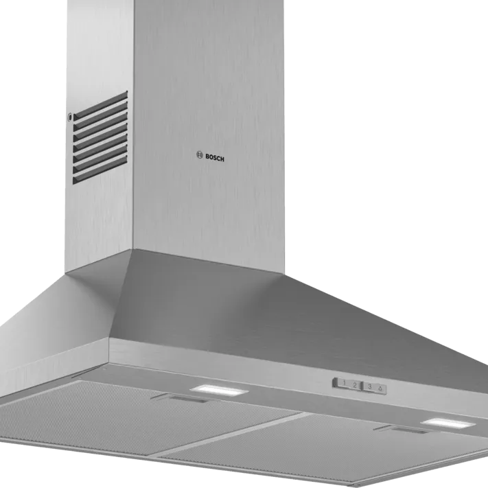 Bosch DWP74BC50B Series 2 75cm Pyramid Hood Brushed steel - Araco Interiors