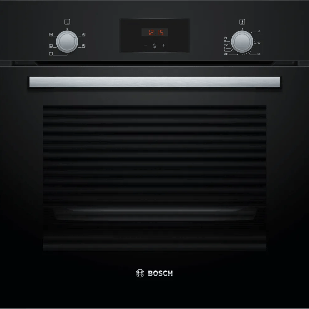 Bosch HHF113BA0B Series 2 Single Oven Black - Araco Interiors