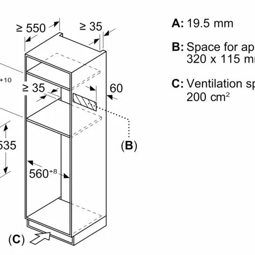 Bosch HMG7764B1B Series 8 Pyrolytic Single Oven Black - Araco Interiors
