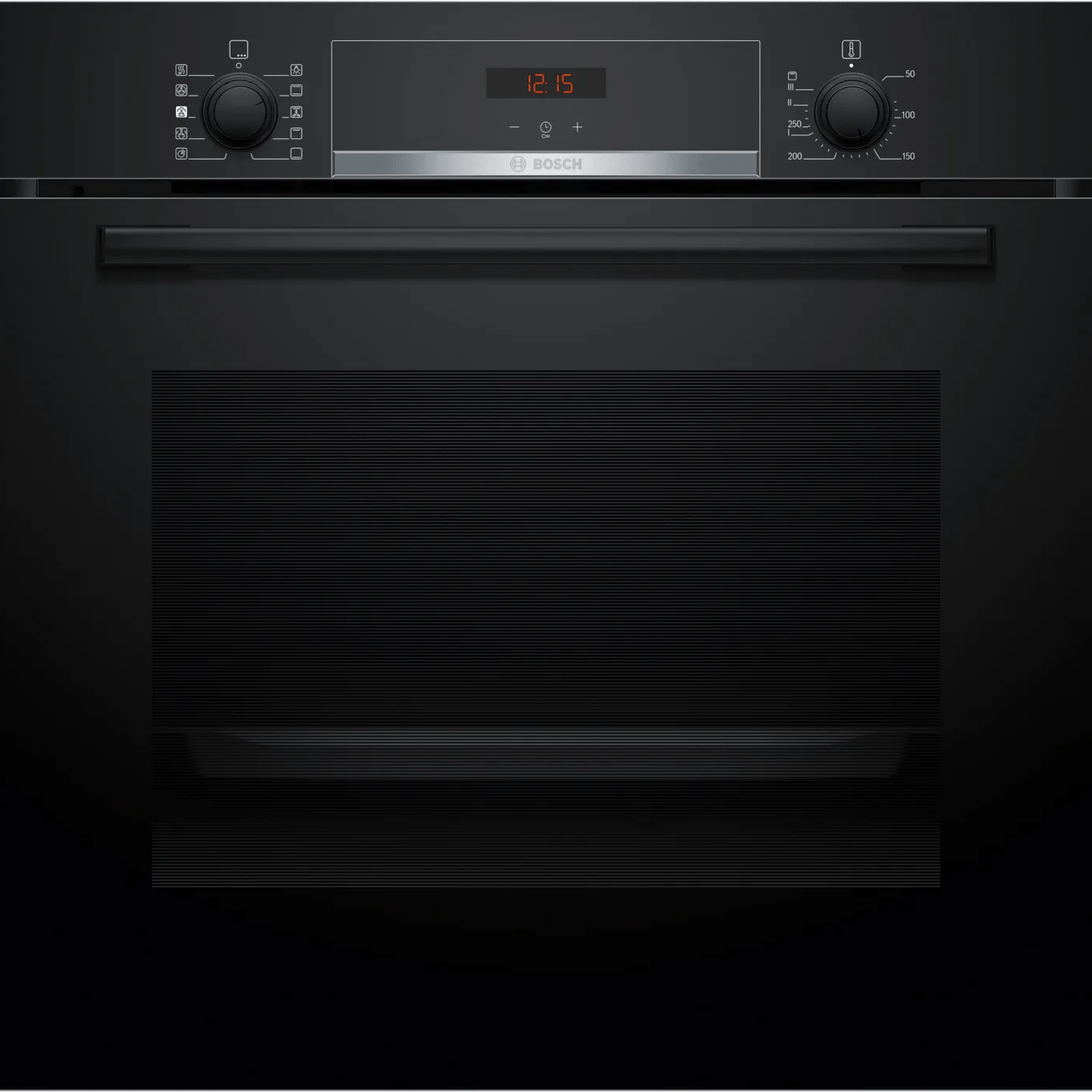 Bosch HQA534BB3B Series 4 Single Oven Black - Araco Interiors