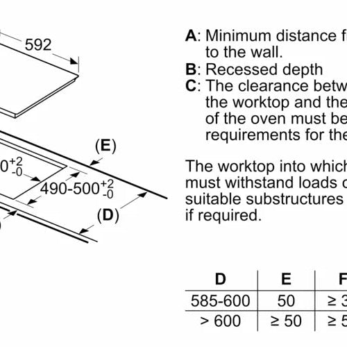 Bosch PWP611BB5B Series 4 60cm Plug & Play Induction Hob Black glass - Araco Interiors