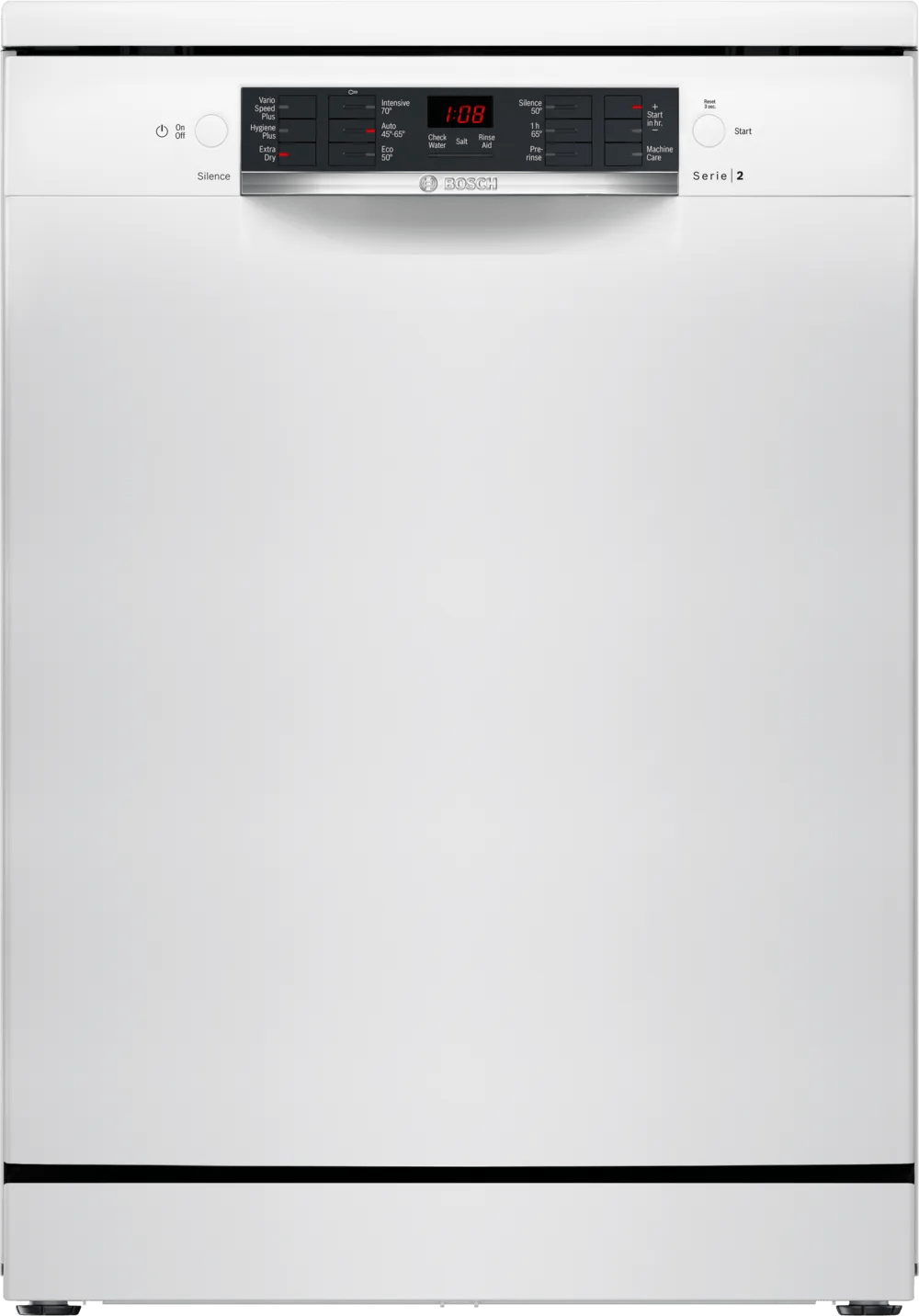 Bosch SMS26AW08G Series 2 60cm Freestanding Dishwasher White - Araco Interiors