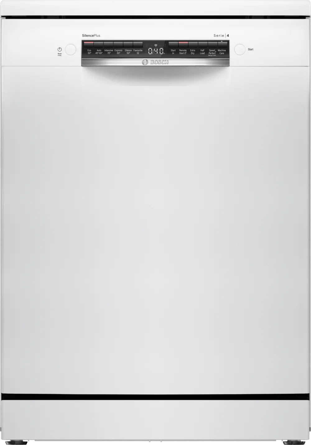 Bosch SMS4EKW06G Series 4 60cm Freestanding Dishwasher White - Araco Interiors