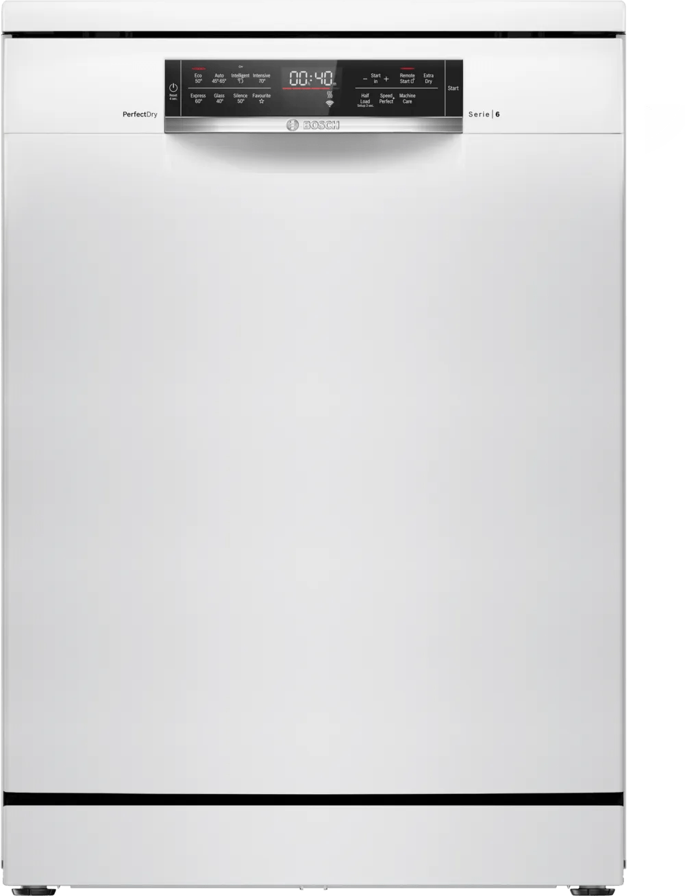 Bosch SMS6TCW01G Series 6 60cm Freestanding Dishwasher White - Araco Interiors