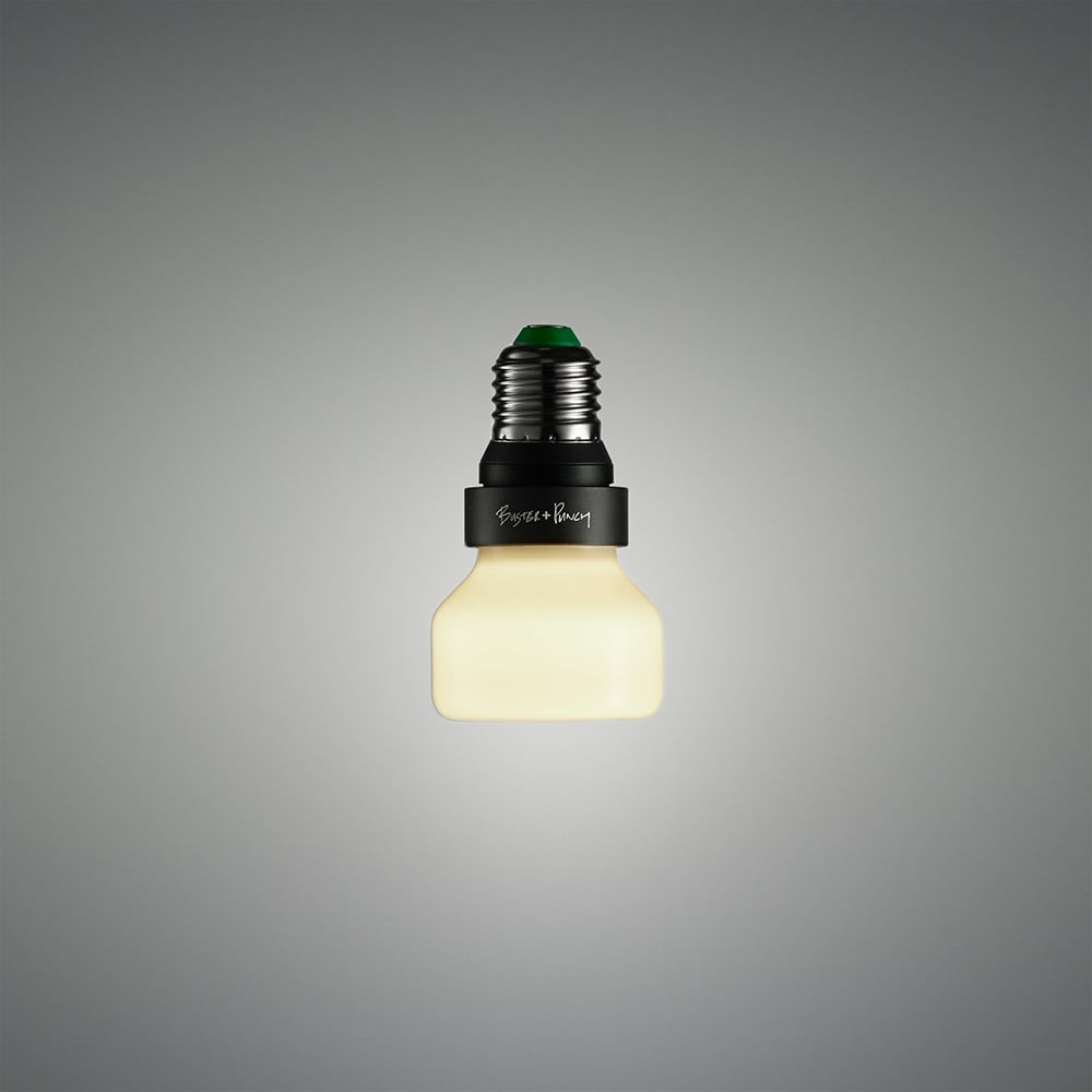 Buster + Punch BB - PI - E27 - ND - WH - B Punch Bulb - Puck - Non Dimmable Light Bulb White - Araco Interiors