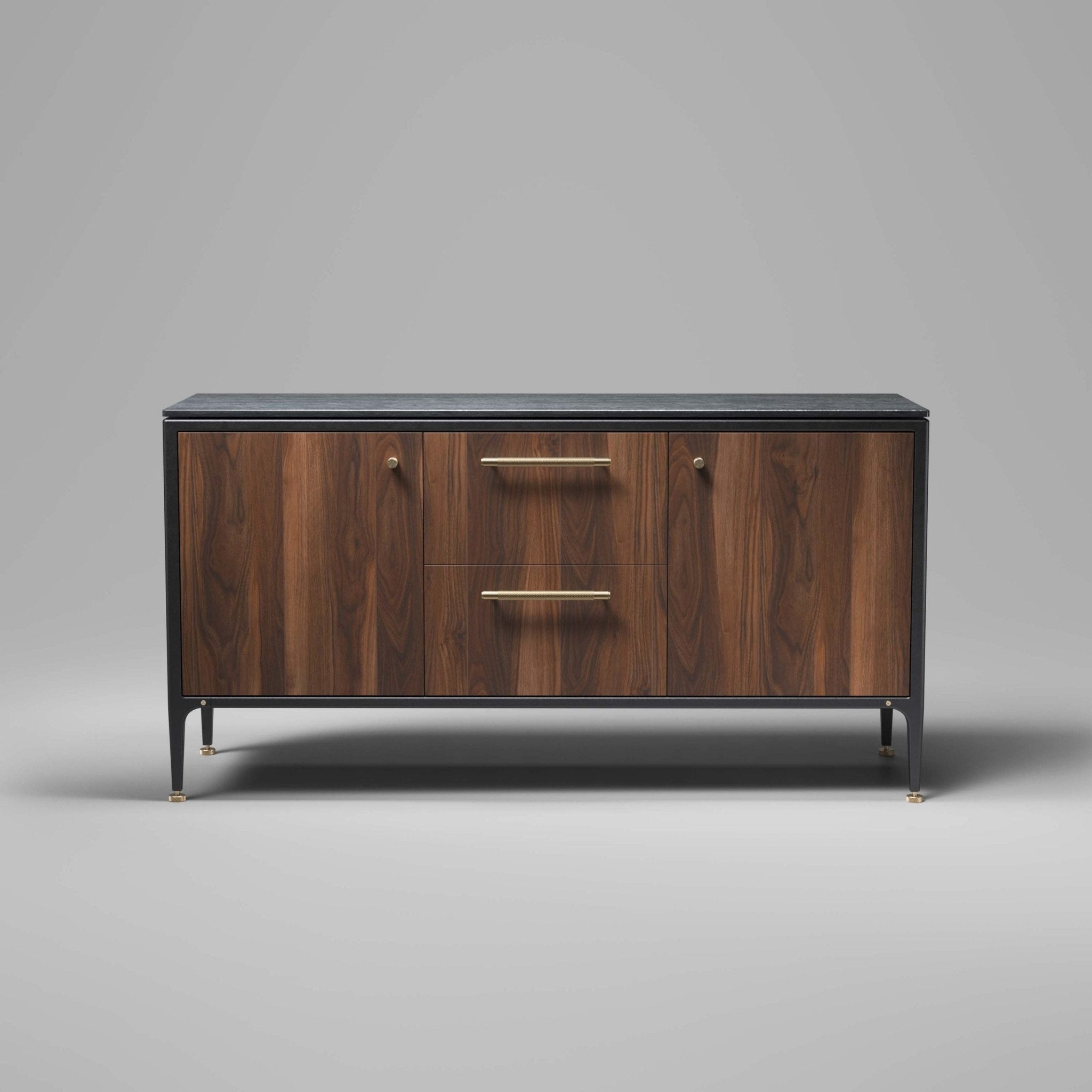 Buster + Punch GCF - 742556 Cross - Medium Cabinet Brass - American Walnut - Araco Interiors