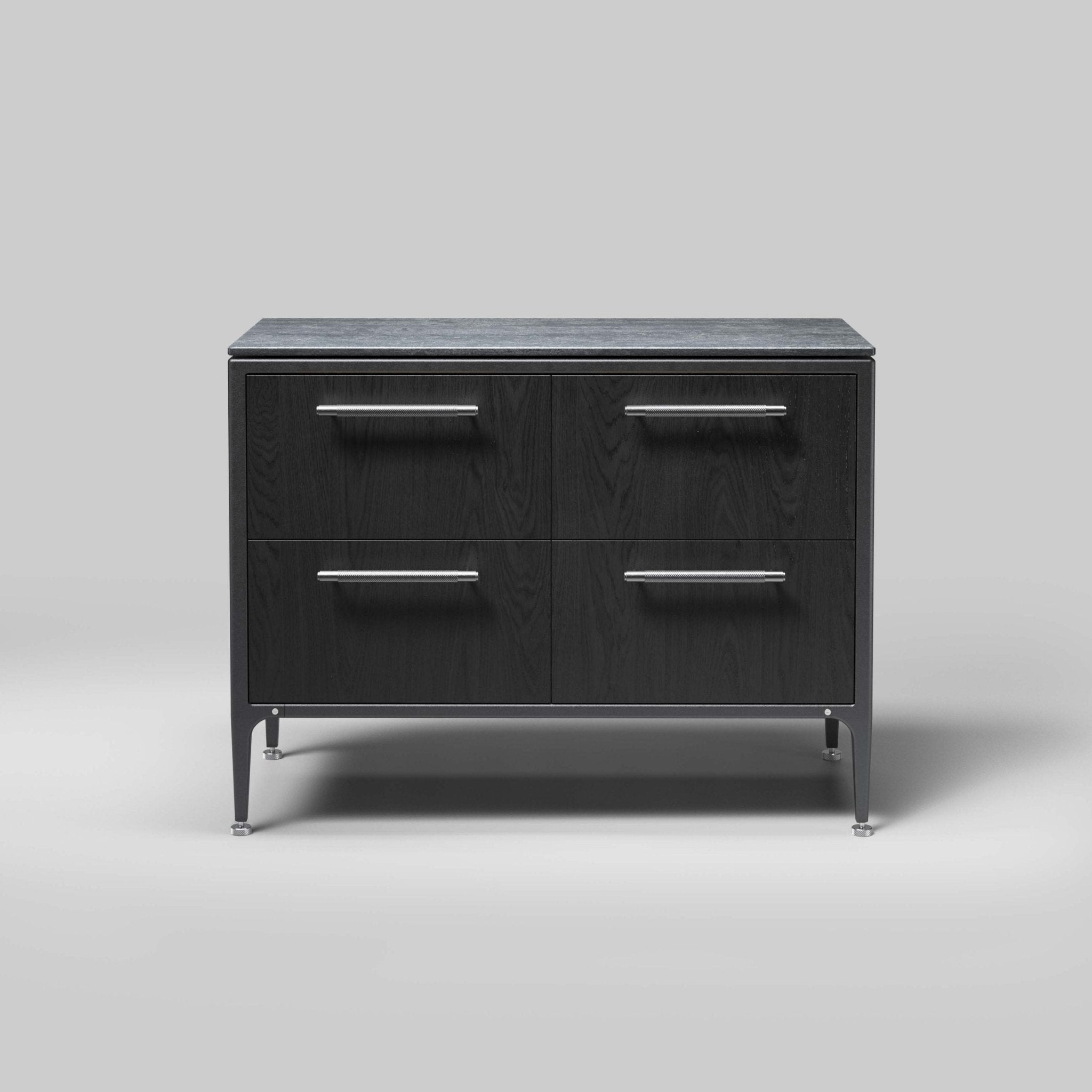 Buster + Punch GCF - 752557 Cross - Small Cabinet Steel - Black Ash - Araco Interiors