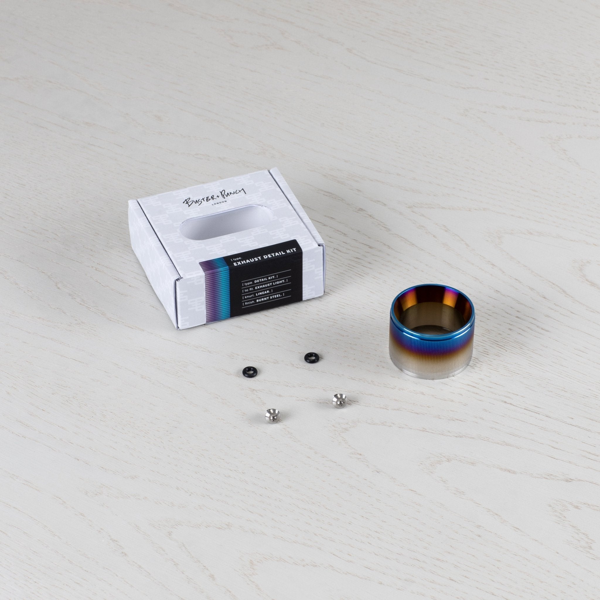 Buster + Punch RBB - 07686 Exhaust - Linear - Detail Kit Light Bulb Steel - Araco Interiors