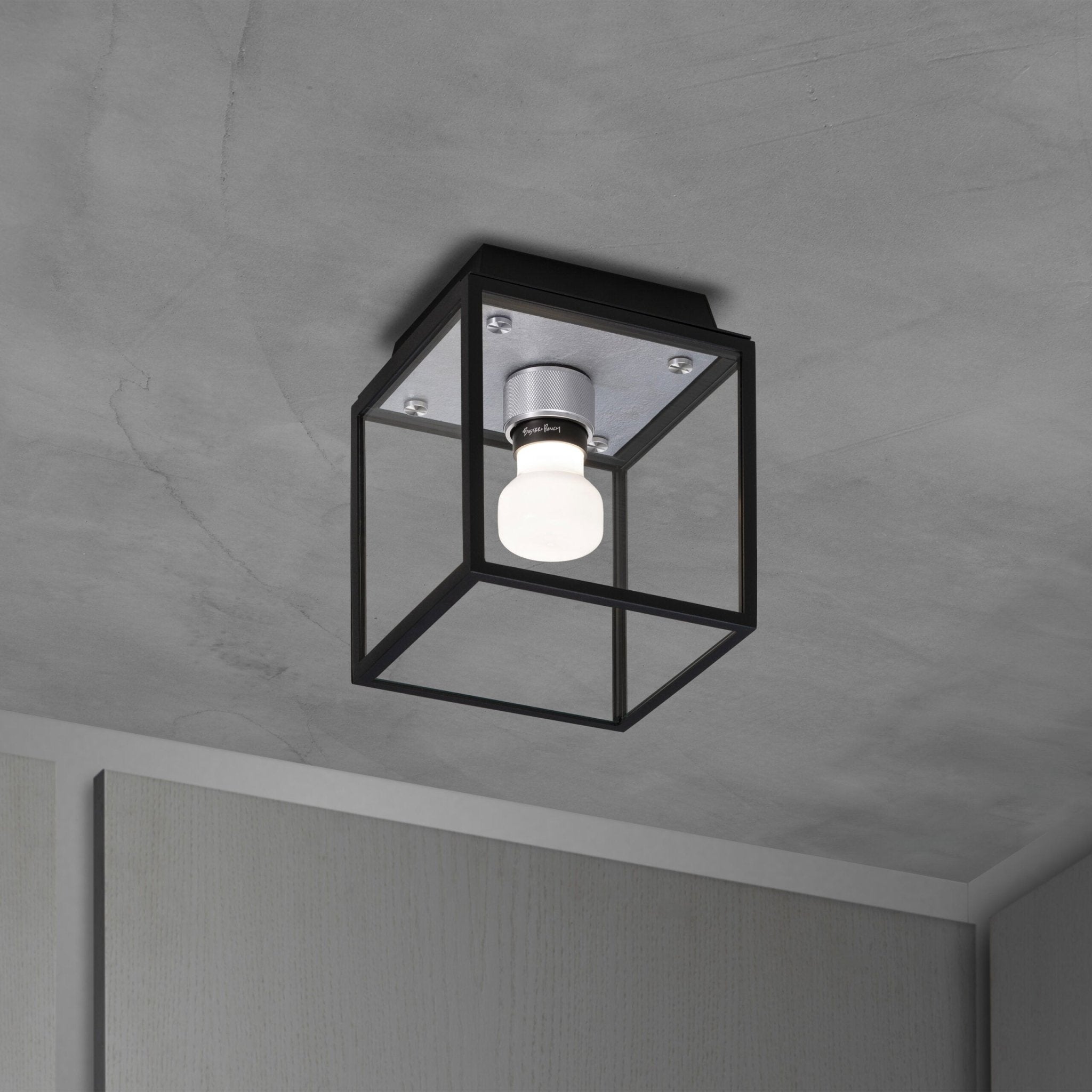 Buster + Punch RCA - 02680 Caged Wet - Ceiling - Small Light Steel - Araco Interiors