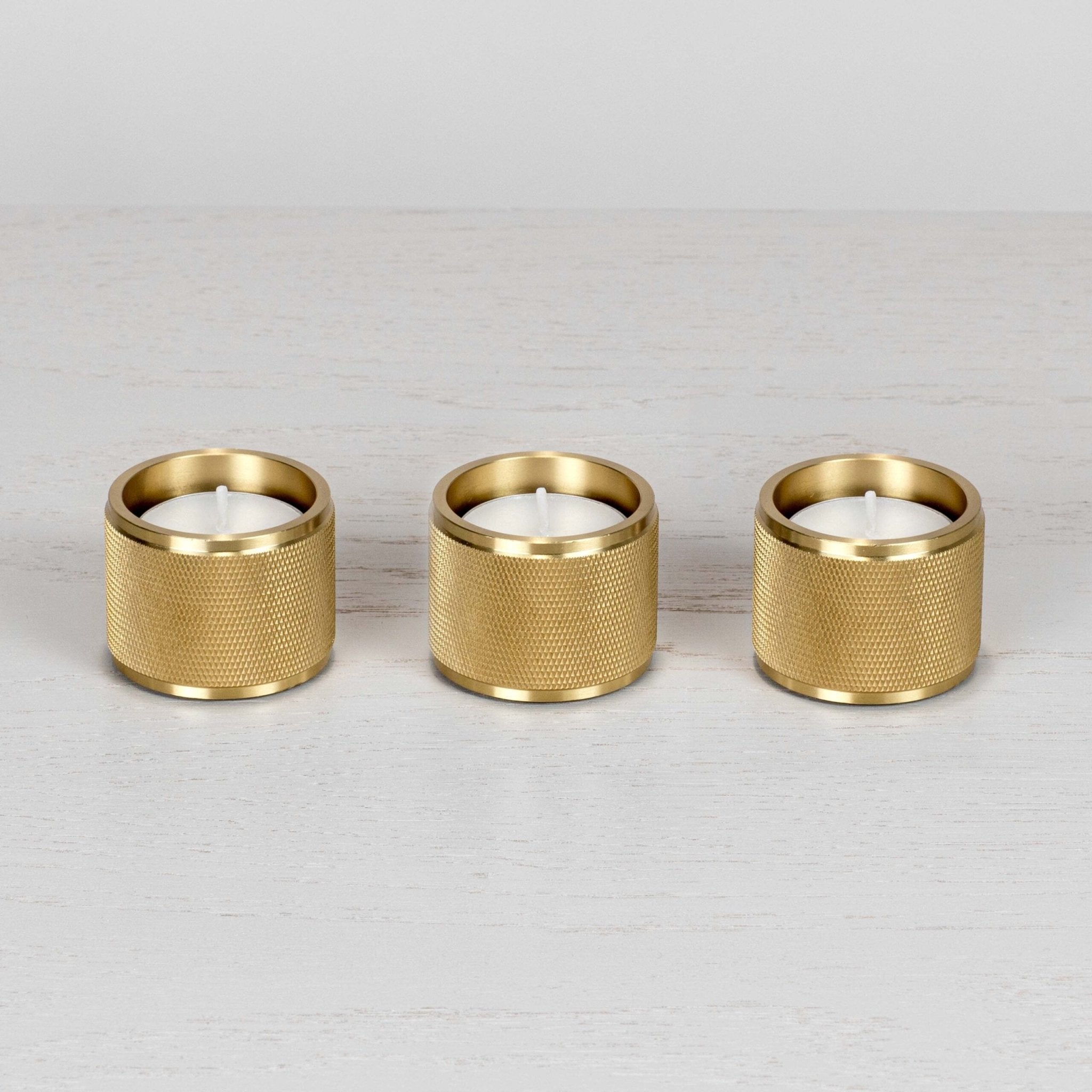 Buster + Punch RCH - 05117 Tealight - Set of 3 Candle Holder Brass - Araco Interiors