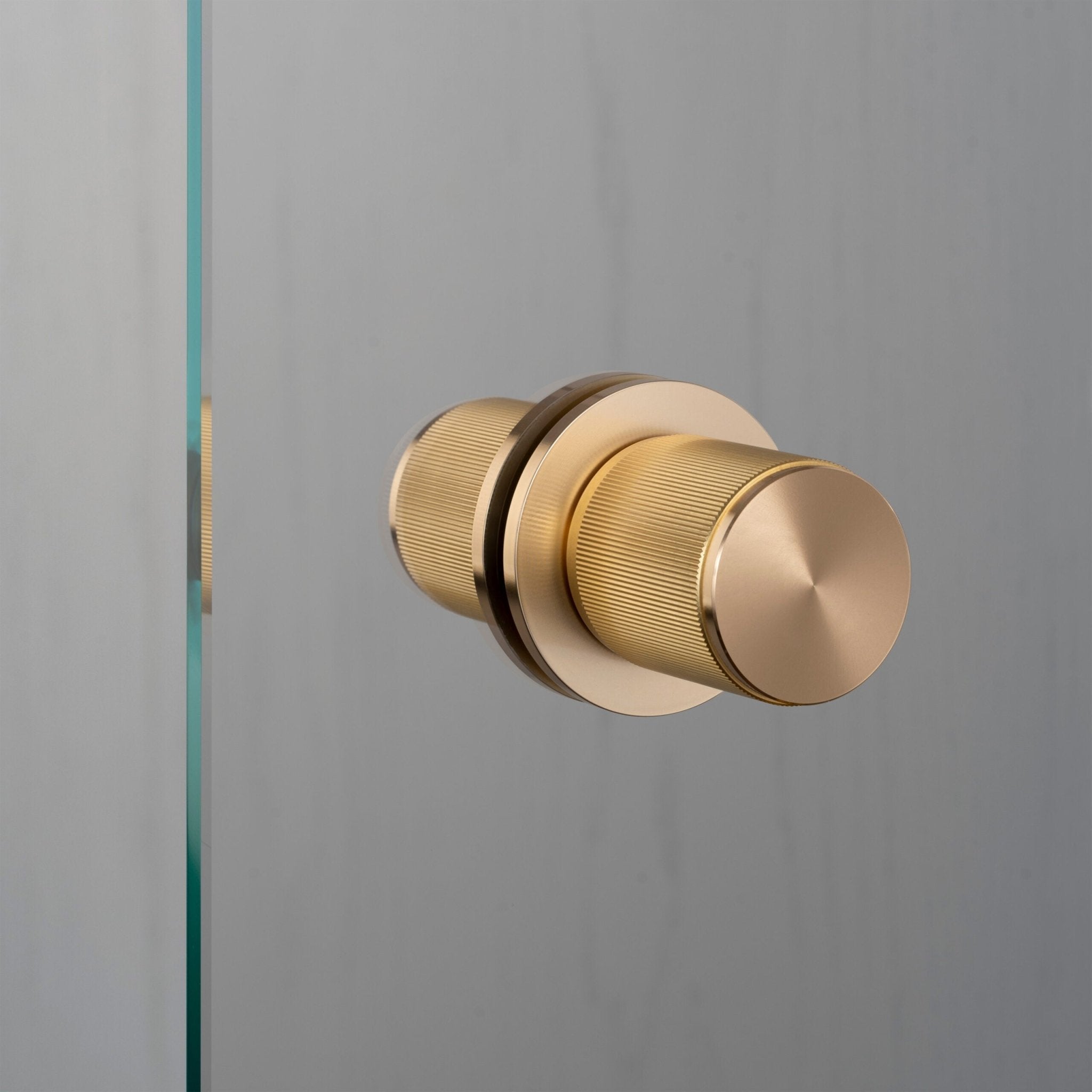 Buster + Punch RDK - 051061 Fixed Door Knob - Double Sided - Linear Accessorie Brass - Araco Interiors