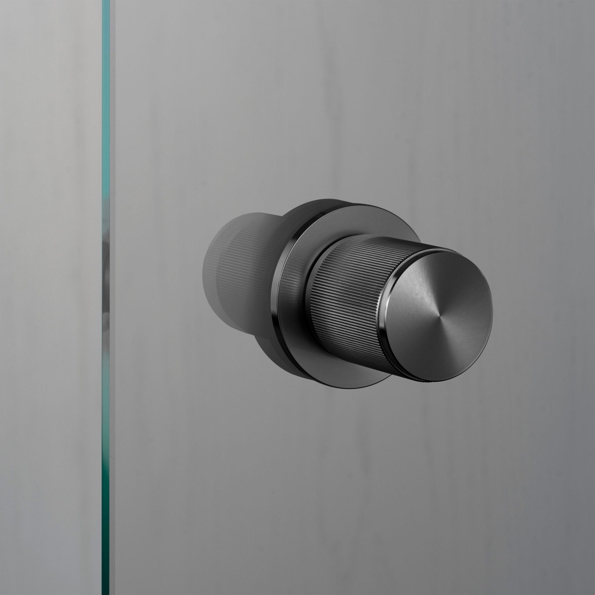 Buster + Punch RDK - 091059 Fixed Door Knob - Single Sided - Linear Accessorie Gun Metal - Araco Interiors