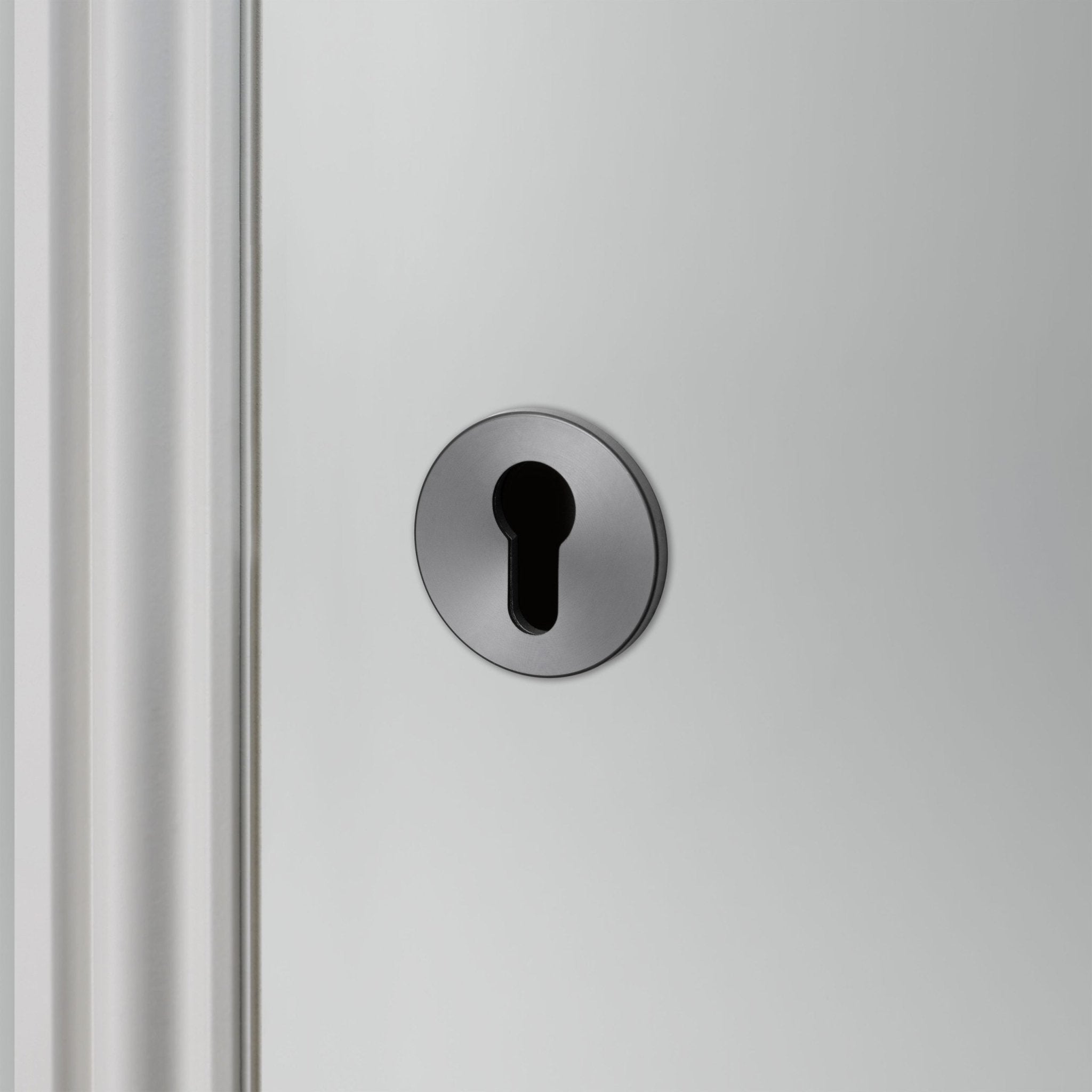 Buster + Punch RES - 351875 Euro Cylinder - Key Escutcheon - 35mm Accessorie Gun Metal - Araco Interiors