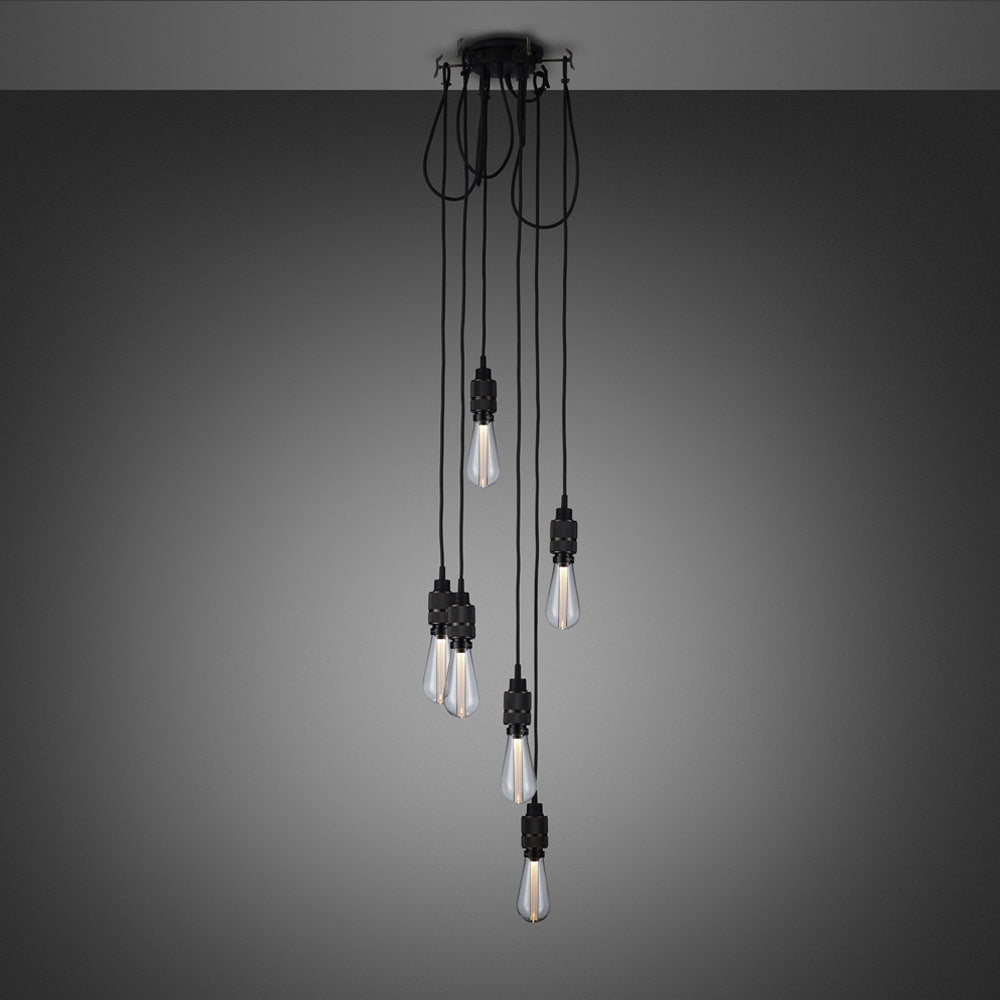 Buster + Punch RHK - 09315 Multi - pendant - Hooked 6.1 Pendant Light Smoked Bronze - Araco Interiors