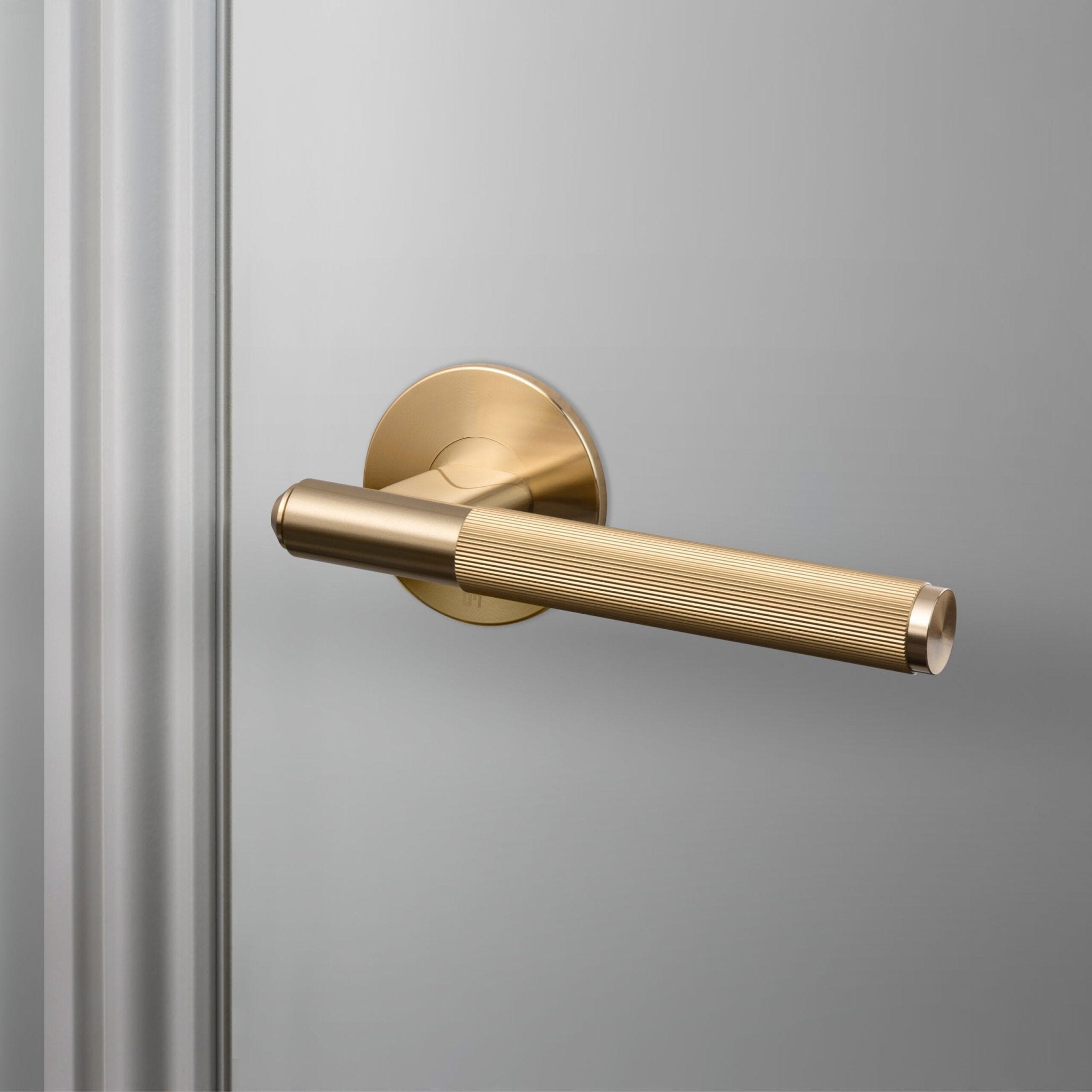 Buster + Punch RLH - 051045 Fixed Door Handle - Single Sided - Linear Accessorie Brass - Araco Interiors