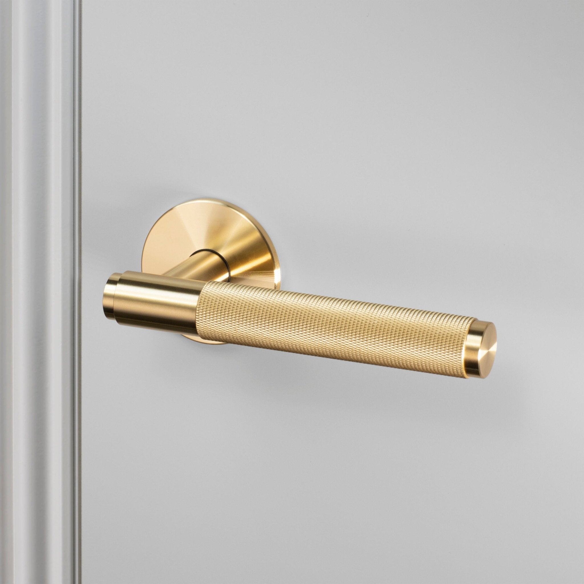 Buster + Punch RLH - 05227 Fixed Door Handle - Single Sided - Cross Accessorie Brass - Araco Interiors