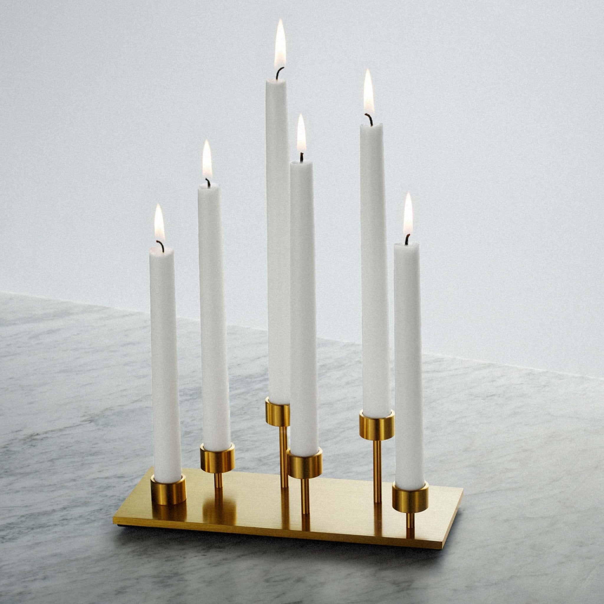 Buster + Punch UK - MA - CAN - BR - A Machined Candelabra Brass - Araco Interiors