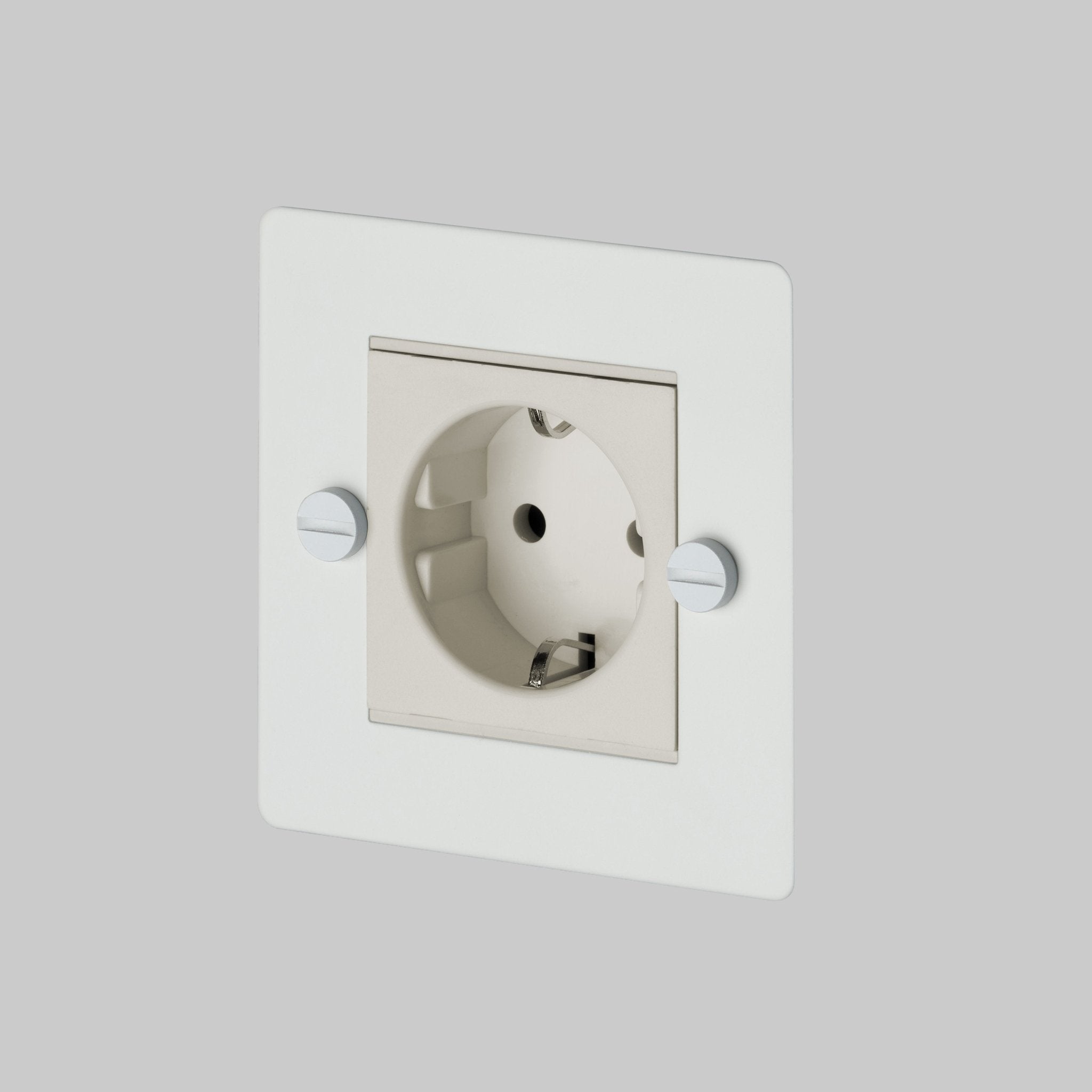 Buster + Punch UK - MG - CO - 1G - WH - A 1G Euro Socket Switch + Socket White - Araco Interiors