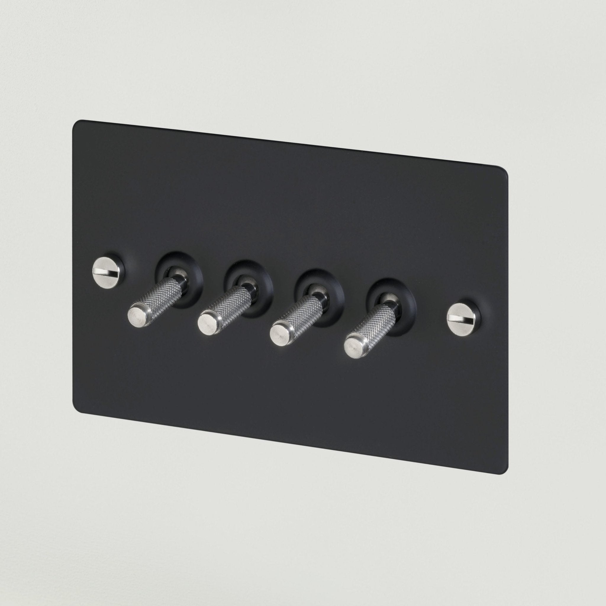 Buster + Punch UK - TO - CO - 4G - BL - ST - A 4G Toggle Switch Light Switch Black - Steel - Araco Interiors