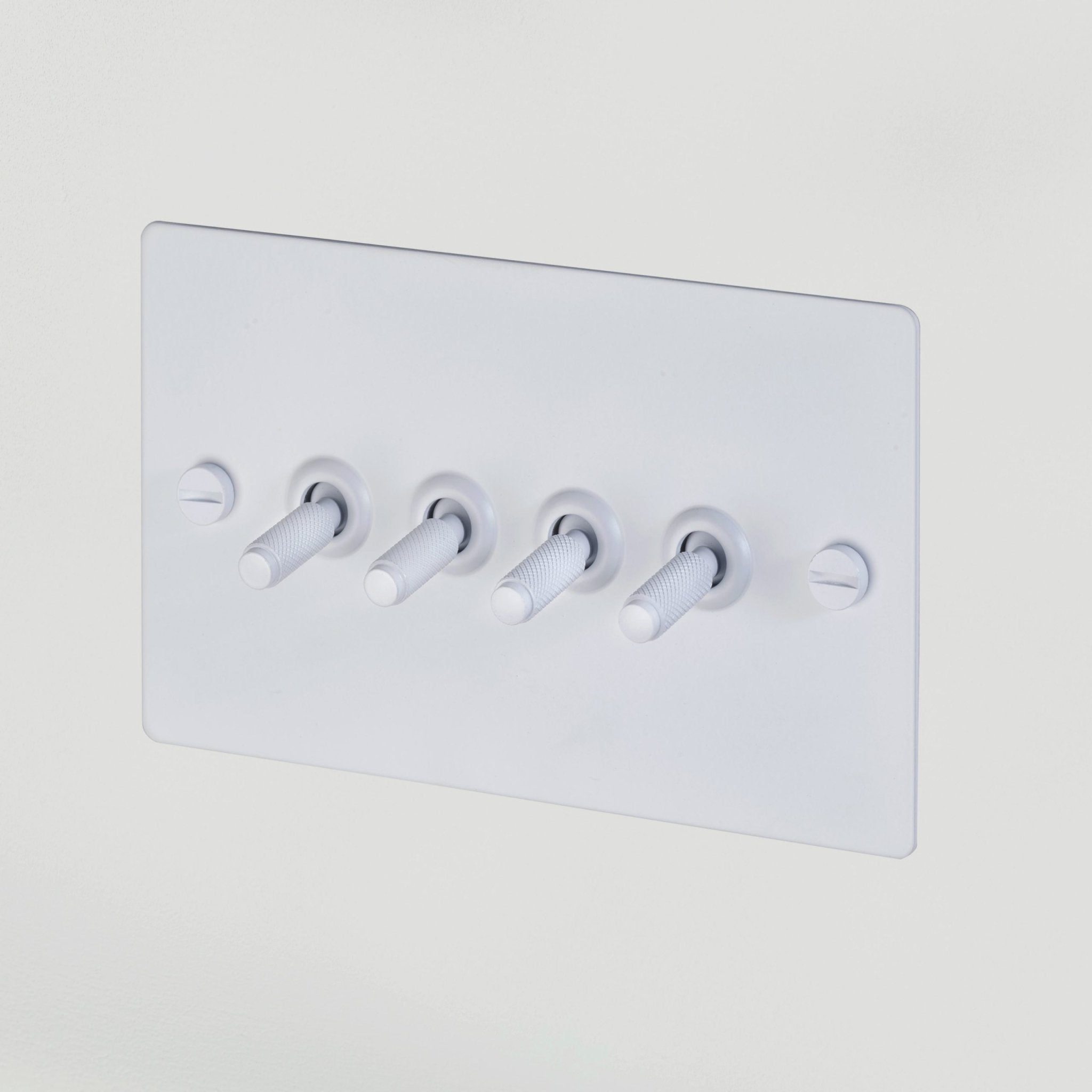 Buster + Punch UK - TO - CO - 4G - WH - A 4G Toggle Switch Light Switch White - Araco Interiors