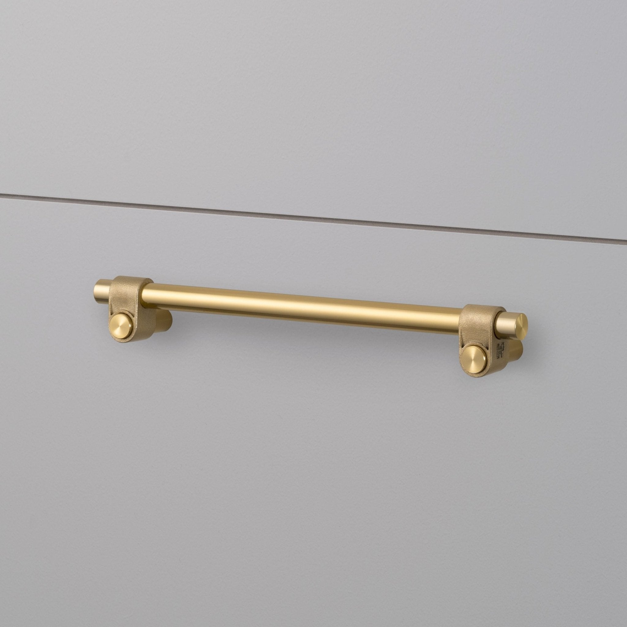 Buster + Punch UPB - 052118 Pull Bar - Cast - Large Pull Bar Aged Brass - Araco Interiors