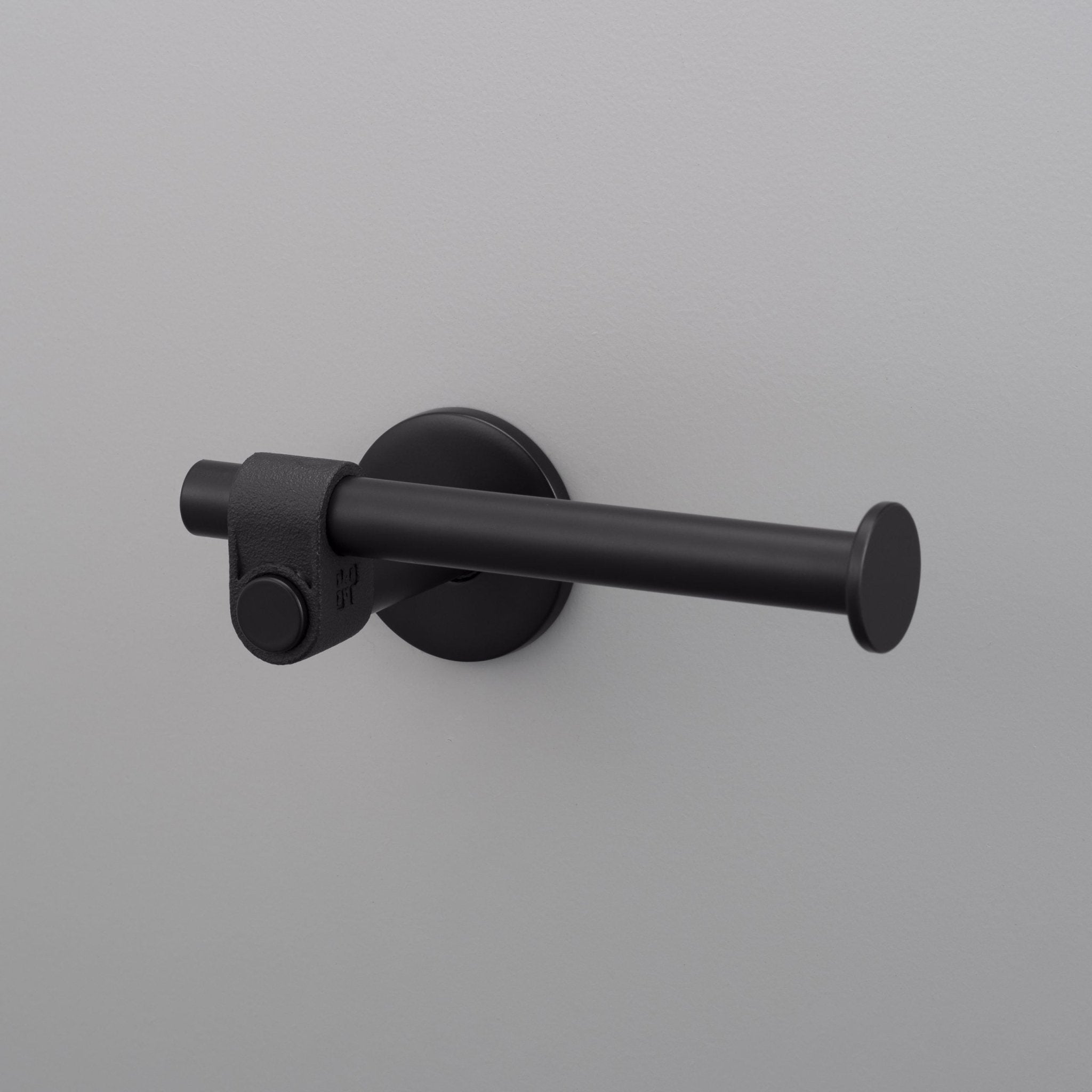 Buster + Punch UTA - 481291 - 01 Cast Toilet Roll Holder Welders Black - Araco Interiors