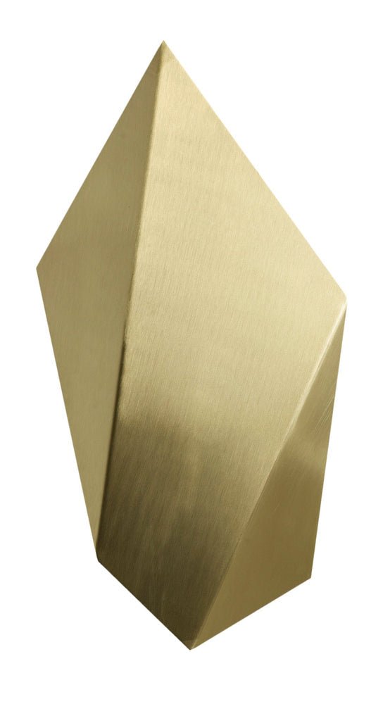 CTO Lighting Abstract Wall Light Satin Brass - Araco Interiors