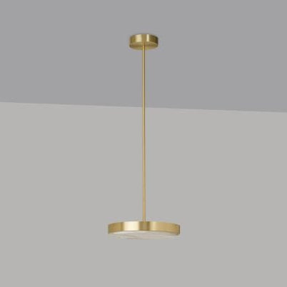 CTO Lighting Anvers Medium - DALI - A Pendant Light satin brass with honed alabaster - Araco Interiors