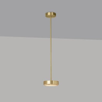 CTO Lighting Anvers Small - DALI - A Pendant Light satin brass with honed alabaster - Araco Interiors