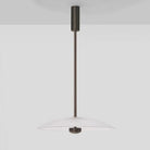 CTO Lighting Cielo Large DALI - A Pendant Light bronze with fritted glass - Araco Interiors