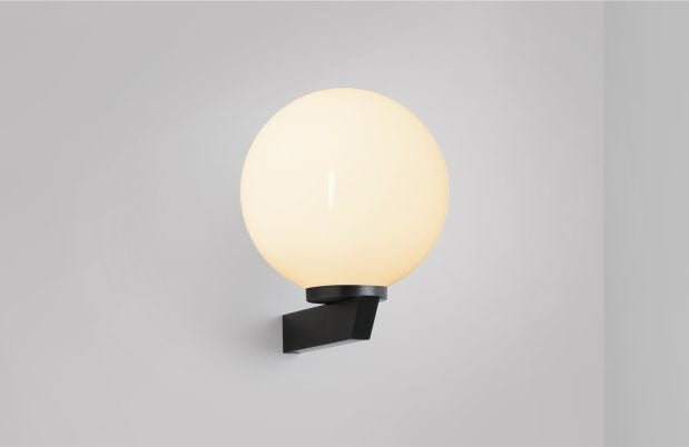 CTO Lighting Gaia - Flush - DALI - A Wall Light antique bronze with shiny opal glass - Araco Interiors