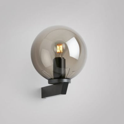 CTO Lighting Gaia - Flush - DALI - A Wall Light antique bronze with smoked glass - Araco Interiors
