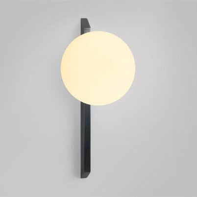 CTO Lighting Gaia - Tall - Flush - DALI - B Wall Light antique bronze with matt opal glass - Araco Interiors