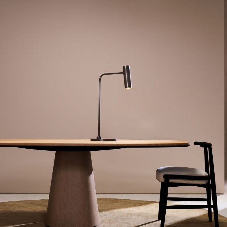 CTO Lighting Heron Desk Lamp bronze - 5 amp plug - Araco Interiors