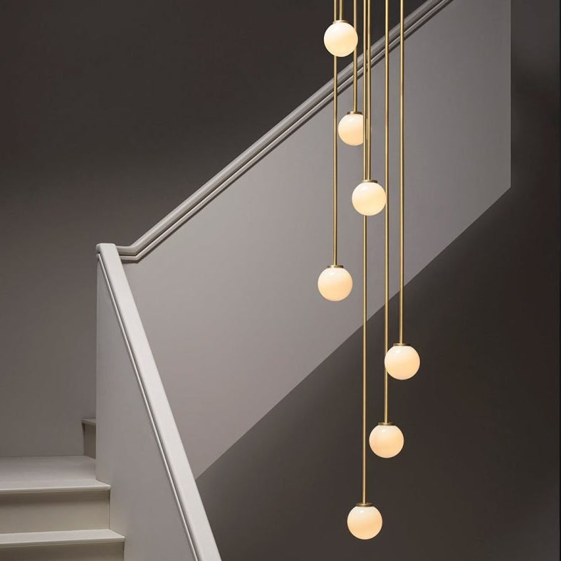CTO Lighting Mezzo Cluster - Round 3 Pendant Light antique bronze - Araco Interiors