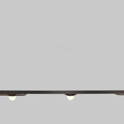 CTO Lighting Modulo - Horizontal - DALI - B Chandelier antique bronze with smoked kiln glass and matt glass - Araco Interiors