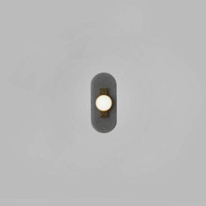 CTO Lighting Modulo - Single Wall Light antique bronze with smoked kiln glass and matt glass - Araco Interiors