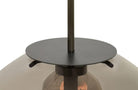 CTO Lighting Petra - Large - DALI - A Pendant Light bronze with smoked outer glass and smoked hand formed inner glass - Araco Interiors