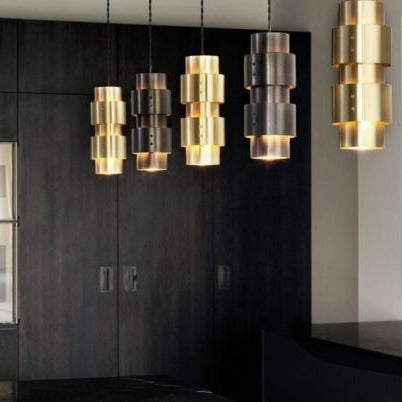 CTO Lighting Ring - Cluster - Long 4 Pendant Light antique bronze - Araco Interiors