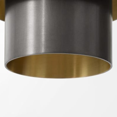 CTO Lighting Ring - DALI - A Pendant Light bronze with satin brass detail - Araco Interiors