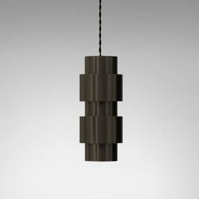 CTO Lighting Ring Pendant Light antique bronze with satin brass detail - Araco Interiors