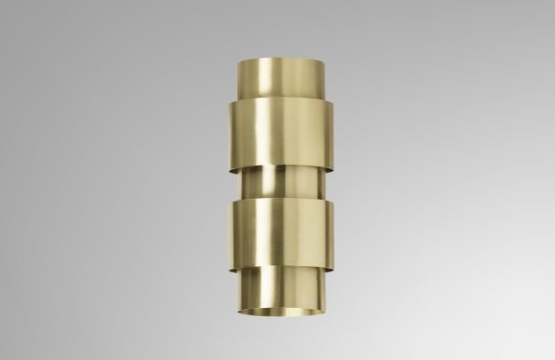 CTO Lighting Ring - Short - DALI - A Wall Light satin nickel with satin nickel detail - Araco Interiors